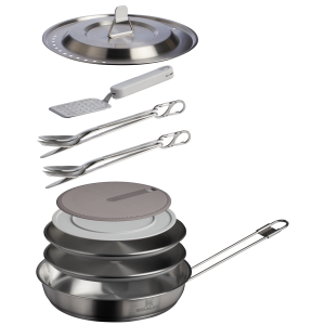 The Wildfare Pro Fry Pan Cookset 15-piece set